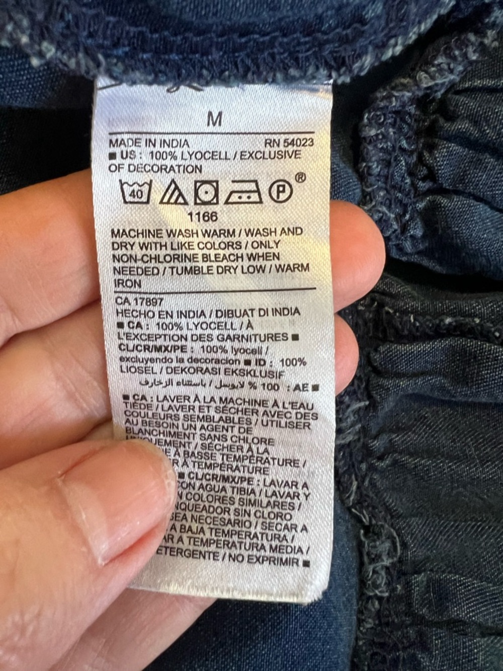 Old Navy Soft Denim Long-Sleeve Maxi Dress - Picture 6 of 6
